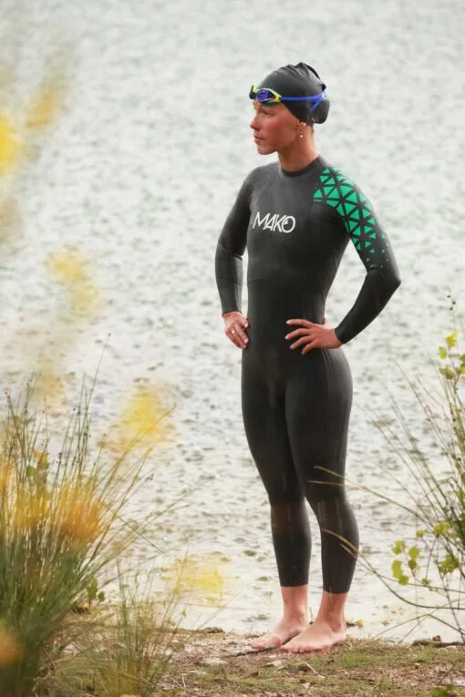 MAKO 2024 Hali Plus Triathlon and Open Water swimming Women Wetsuit. Beställningssortiment